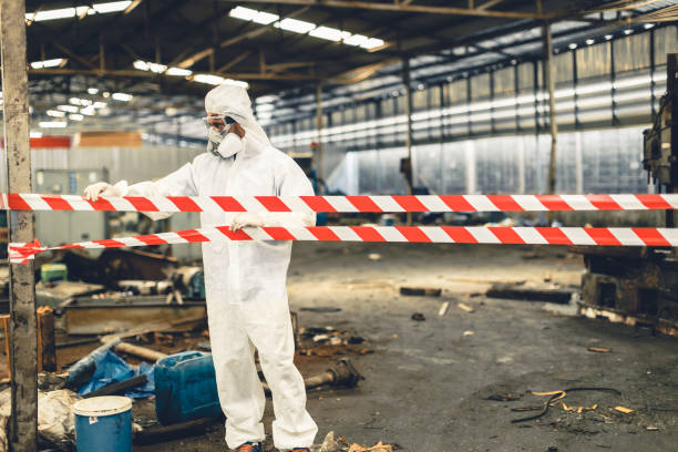Professional Odor Removal technician working in Delphi, IN
